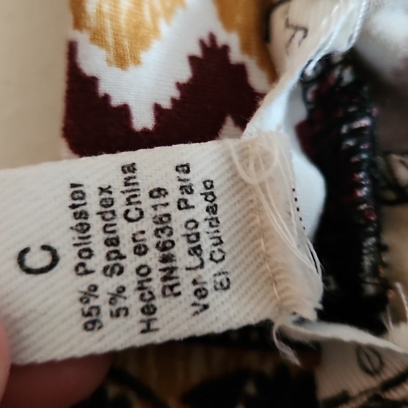 Eye Candy Pants Womens Size S  Boho Floral Bell Flare Stretch Bohemian 70s - Picture 6 of 10